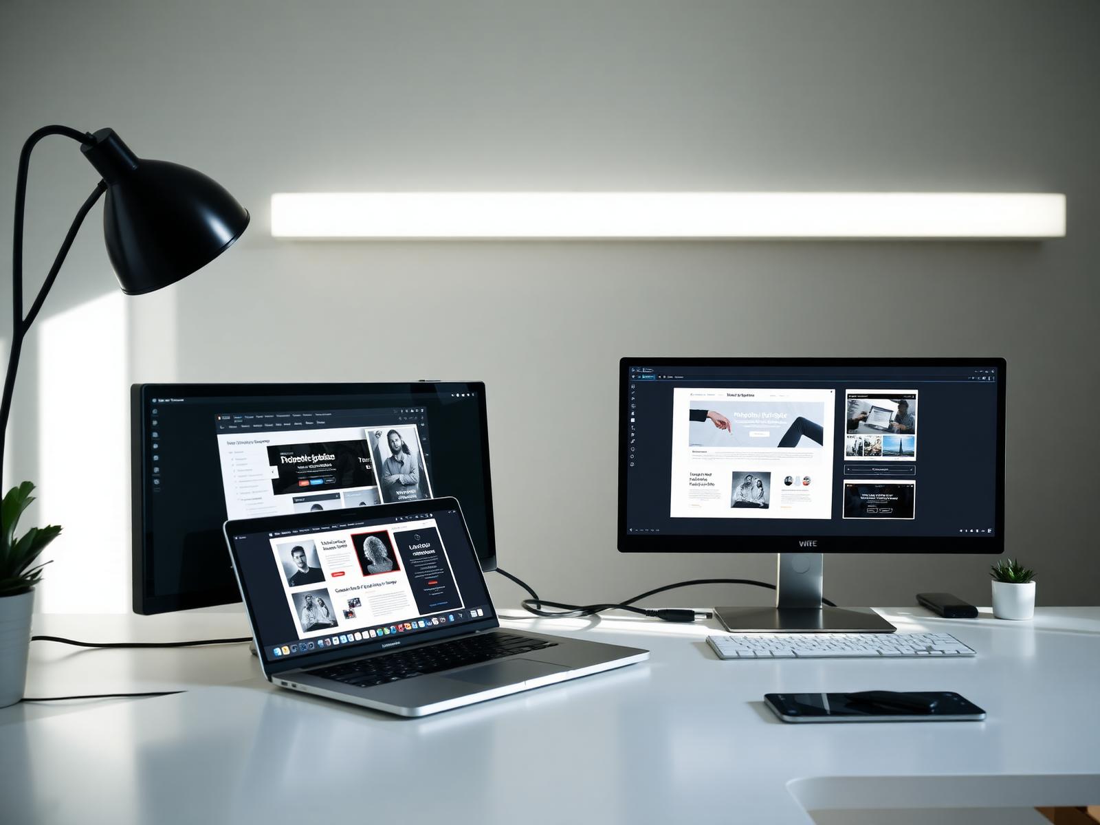 Premium web design workspace by Topmost Apexnova Solutions