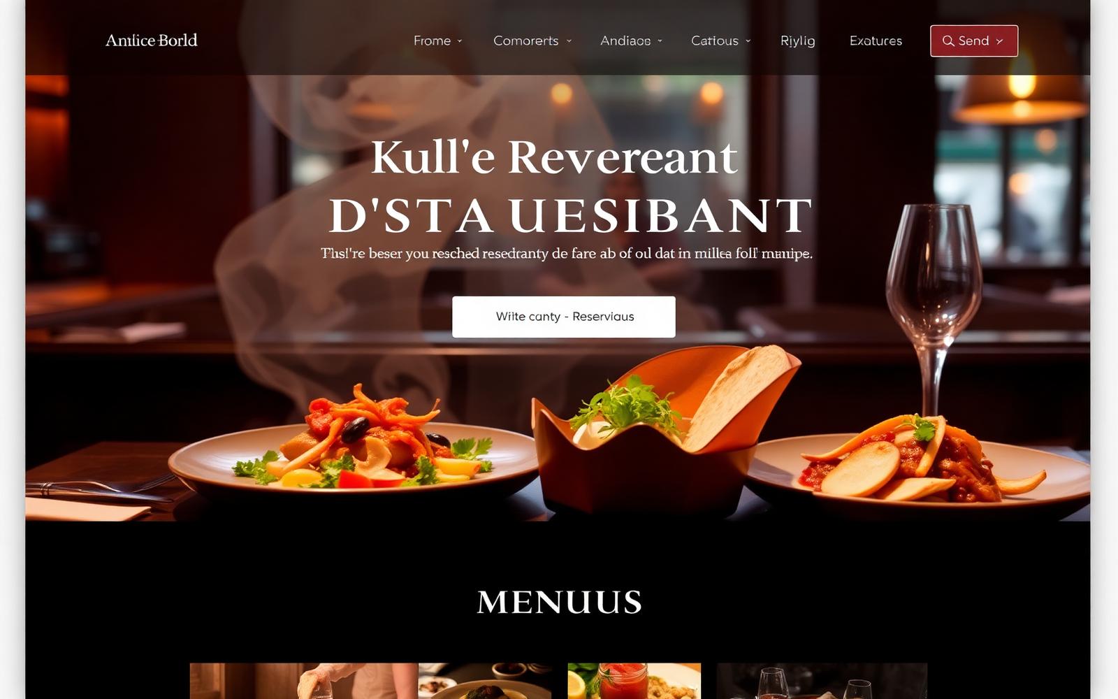 Restaurant Ordering System — Hospitality & Restaurants website designed by Topmost Apexnova Solutions